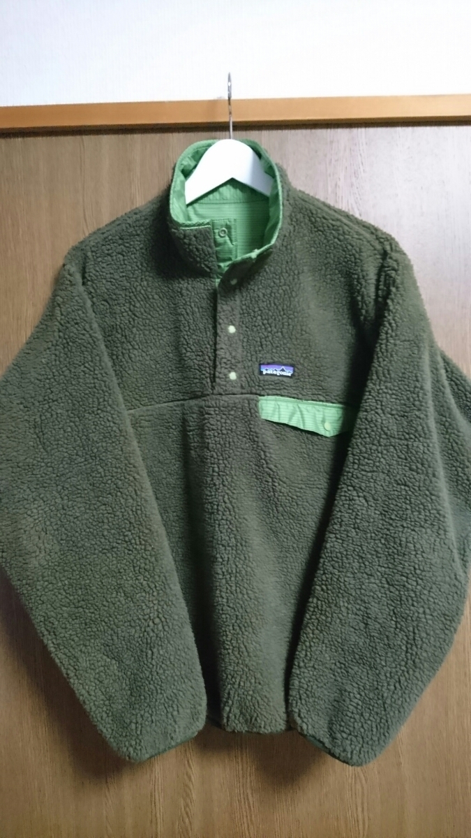 patagonia パタゴニア リバーシブル スナップT フリース シンチラ