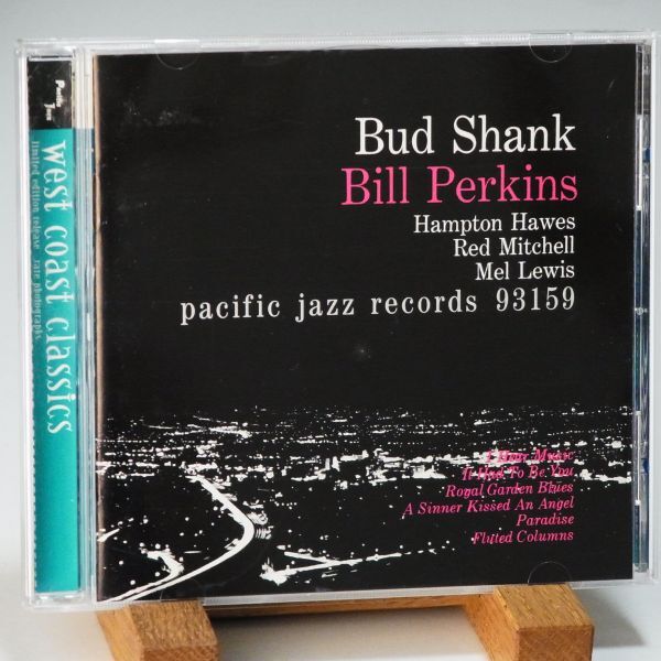 【US盤 PACIFIC RECORDS】バド・シャンク　ビル・パーキンス　昼と夜のバド・シャンク　BUD SHANK　BILL PERKINS　名盤　オススメ！！！