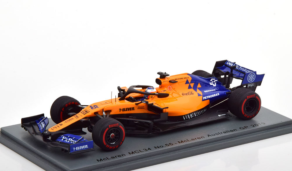 スパーク 1/43 マクラーレン MCL34 オーストラリアGP 2019 #55 McLaren GP Australia 2019 Sainz
