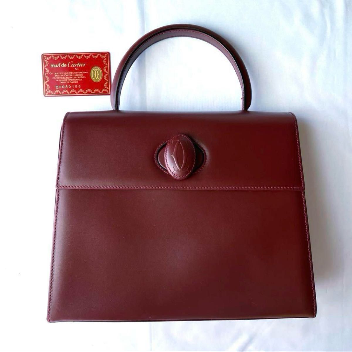 未使用】Cartier カルティエ マストライン トップハンドルバッグ 未使用】Cartier カルティエ マストライン トップハンドルバッグ