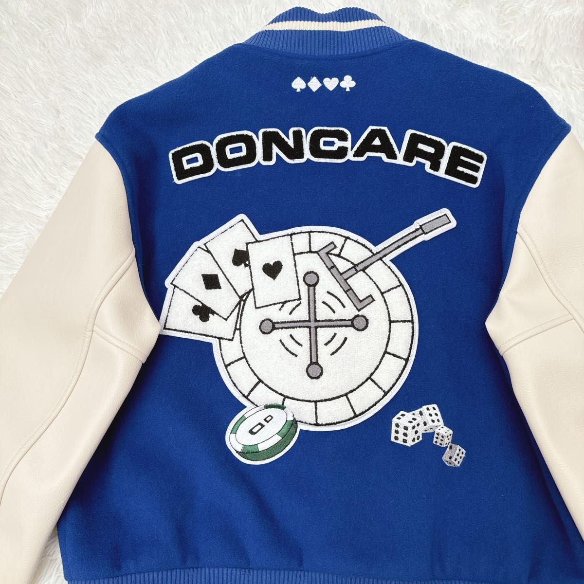 DONCARE ドンケア スタジャン スカジャン ジャケット 重盛さと美着用 青 アウター JACKET DONCARE ドンケア スタジャン スカジャン ジャケット 重盛さと美着用 青 アウター JACKET
