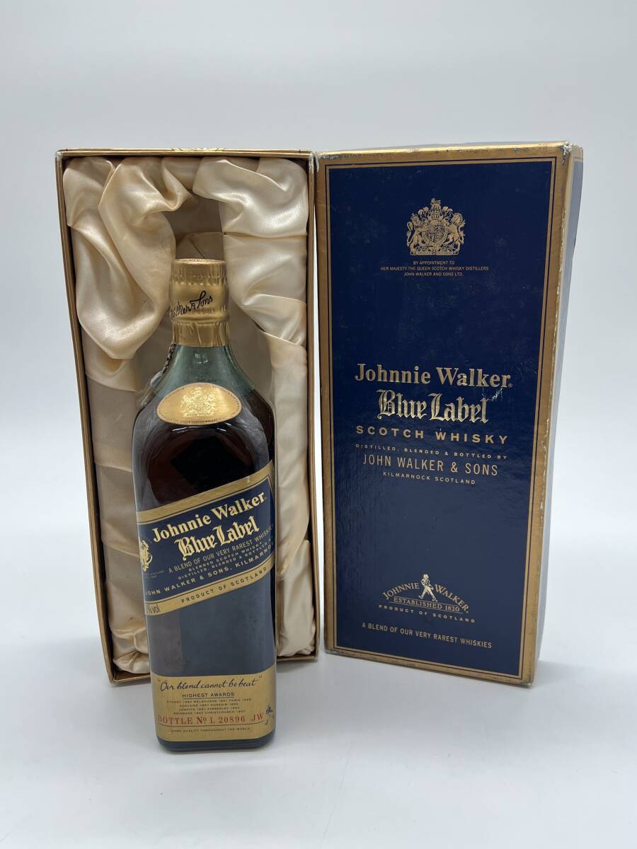 p-1304 未開栓古酒 Johnnie Walker Blue LABEL ジョニー p-1304 未開栓古酒 Johnnie Walker Blue LABEL ジョニー