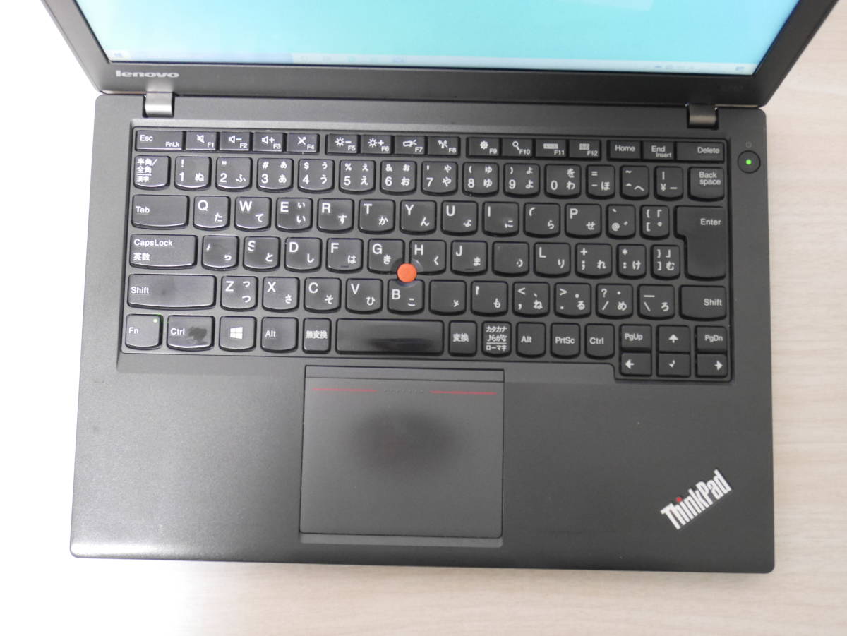 ■SSDで高速！キレイ！テレワークに最適♪ Lenovo ThinkPad X240 美品 第4世代 Corei3-4030U/4G/SSD128G/人気のWindows10/MS Office2013_画像2