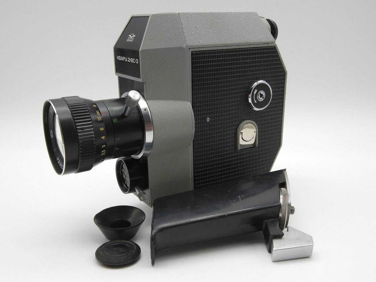 新品入荷 ムービーカメラ Quartz Film Camera KRASNOGORSK 2x8C-3 8mm film 2x8 #382X 