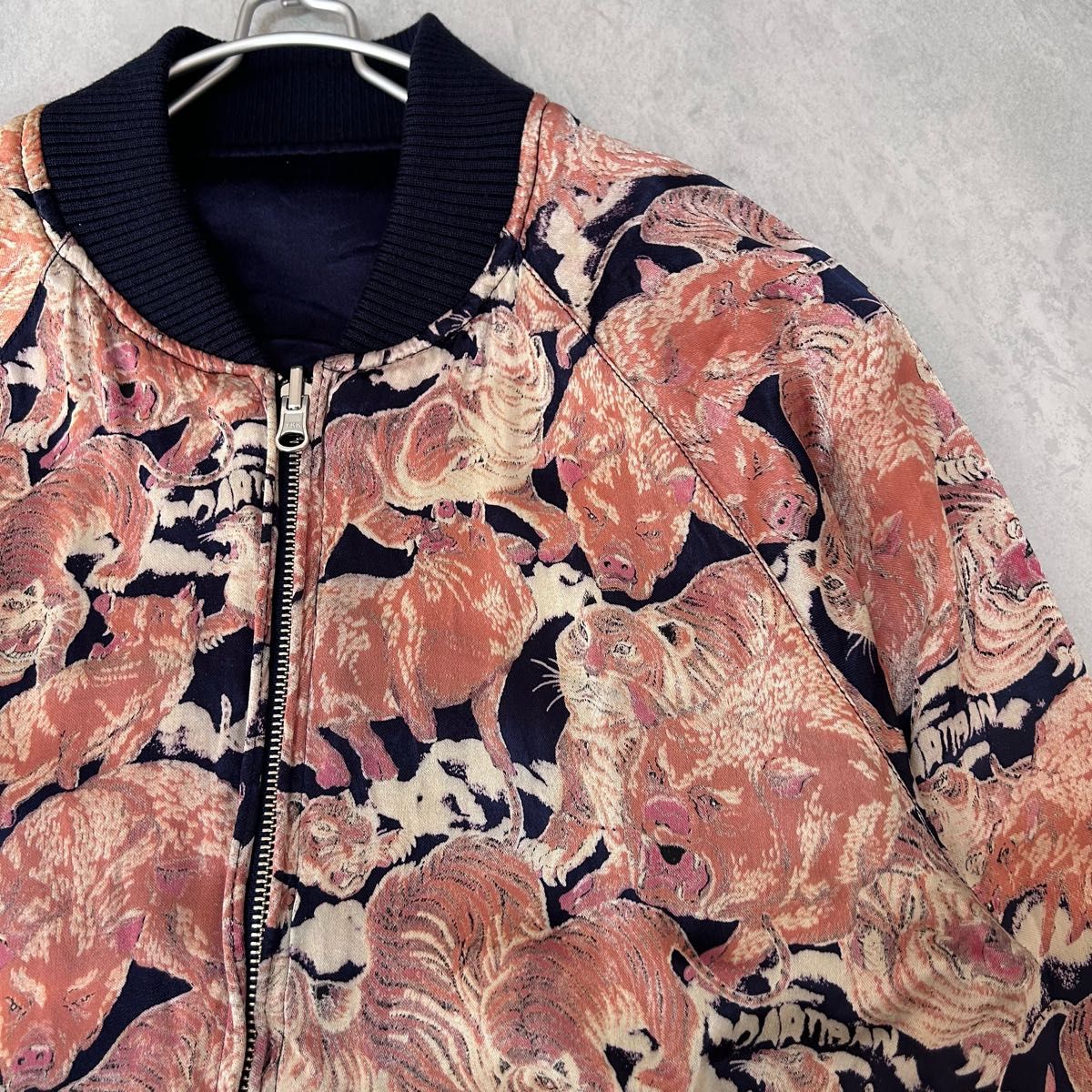 ステュディオダルチザン 百豚スカジャン 総柄STUDIO D'ARTISAN ステュディオダルチザン 百豚スカジャン 総柄STUDIO D'ARTISAN