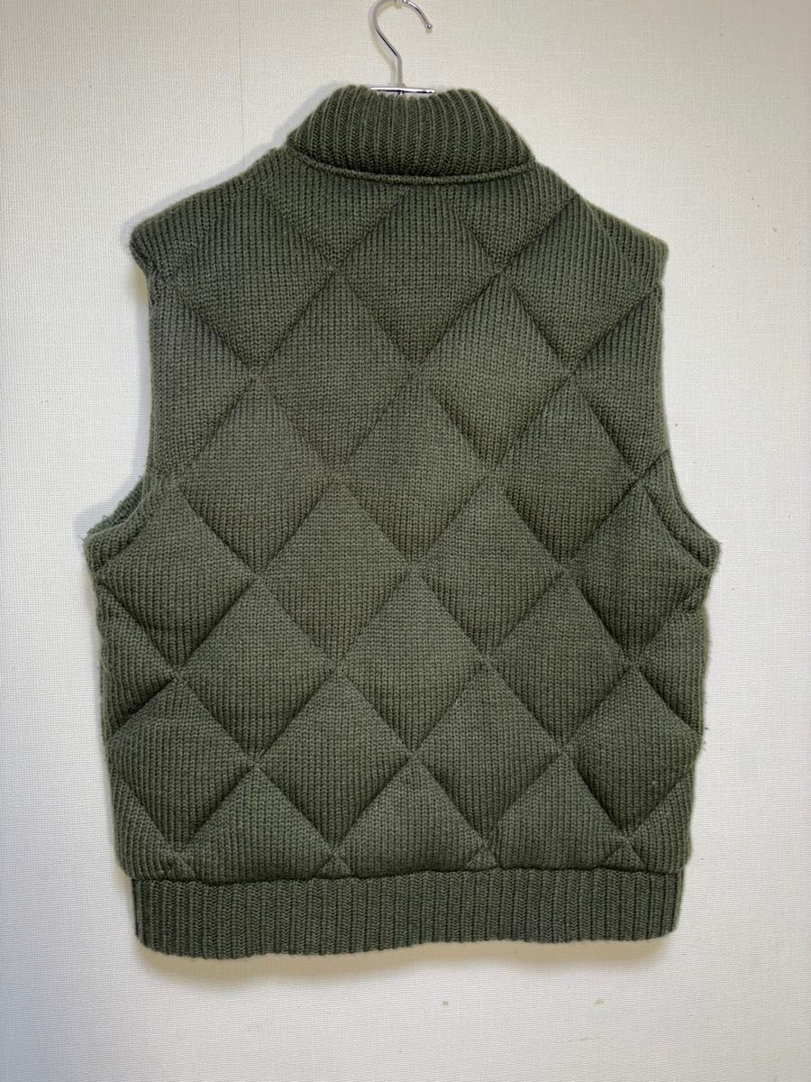 美品 DIESEL ディーゼル ニット 切り替え ダウンベスト 定価 美品 DIESEL ディーゼル ニット 切り替え ダウンベスト 定価