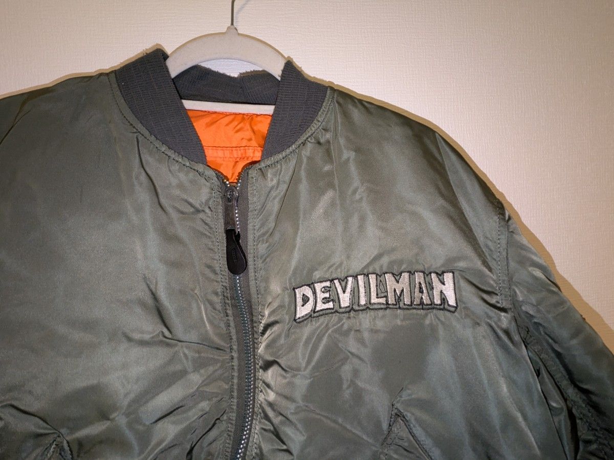 希少 デビルマン DEVILMAN×ALPHA オフィシャルMA-1 サイズL MA-1 希少 デビルマン DEVILMAN×ALPHA オフィシャルMA-1 サイズL MA-1