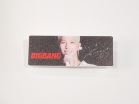 韓国 K-POP☆BIGBANG ビックバン SOL テヤン☆ホワイトアクリルネームバッチ　名札　B-88_画像1