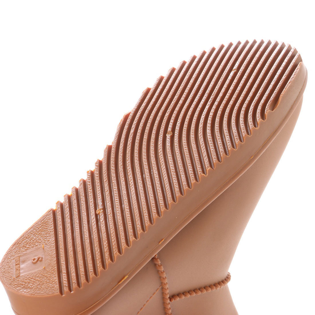 16604 アウトレット レインブーツ Sサイズ (22.0-22.5cm) ブラウン レディース 婦人靴 16604