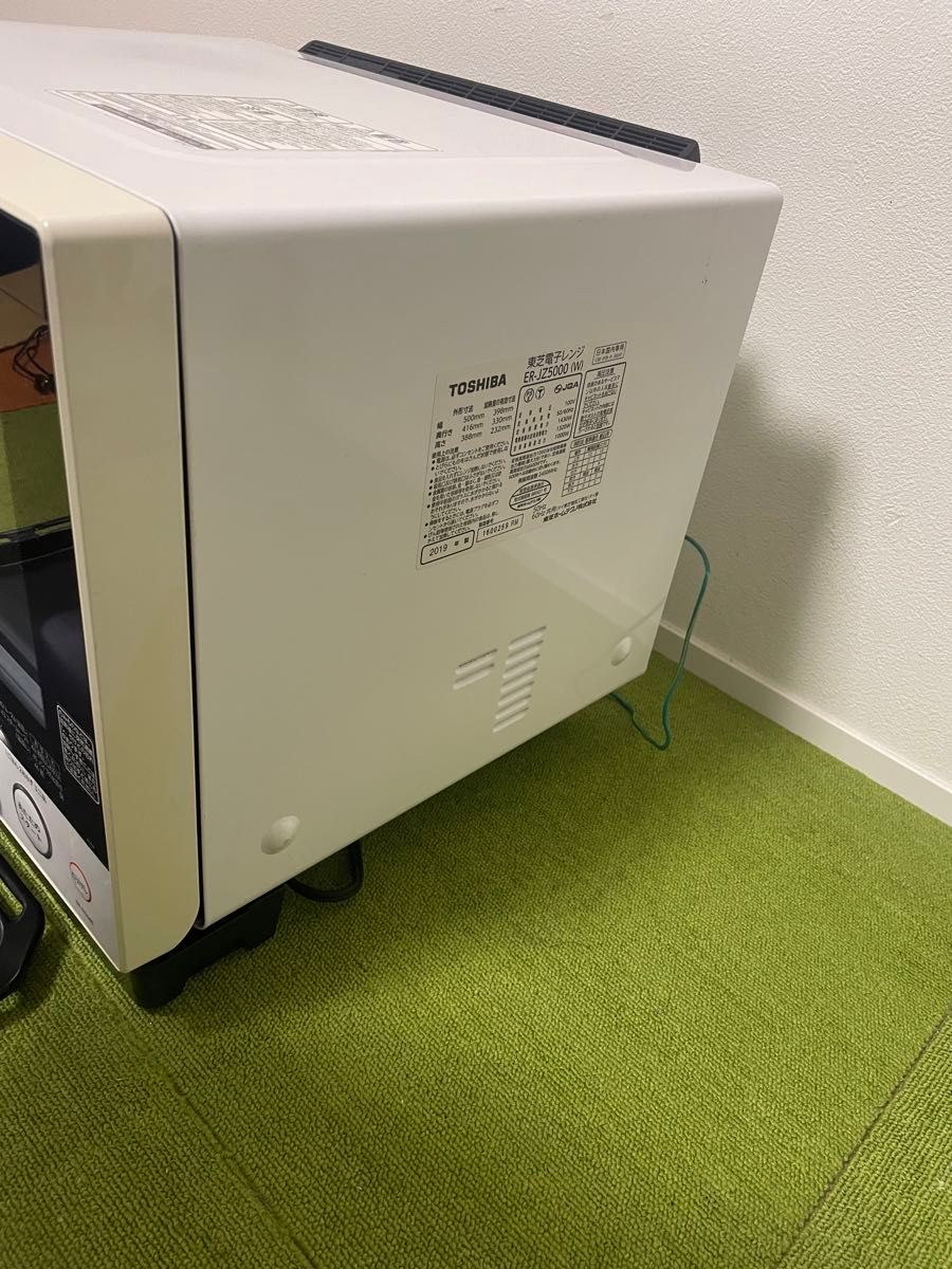 東芝 石窯ドーム 2019年製オーブンレンジ 電子レンジER-JZ5000(W 東芝 石窯ドーム 2019年製オーブンレンジ 電子レンジER-JZ5000(W