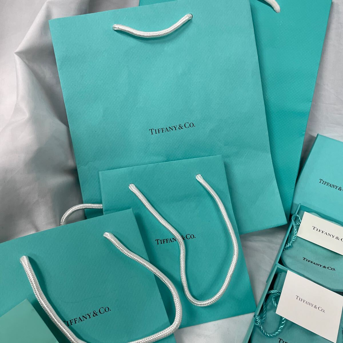 美品のみ ティファニー TIFFANY&Co. 空箱 巾着 ボックス BOX 美品のみ ティファニー TIFFANY&Co. 空箱 巾着 ボックス BOX