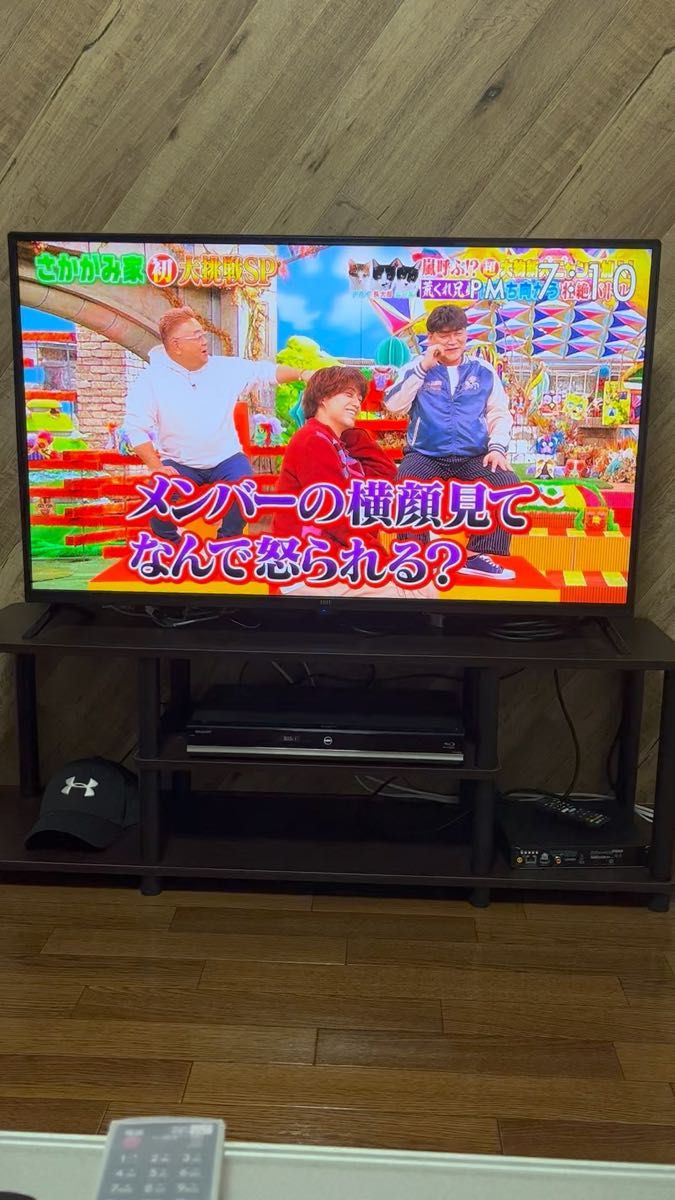 アイリス42Vテレビ、AQUOS BDレコーダー、BD再生レコーダー テレビ台