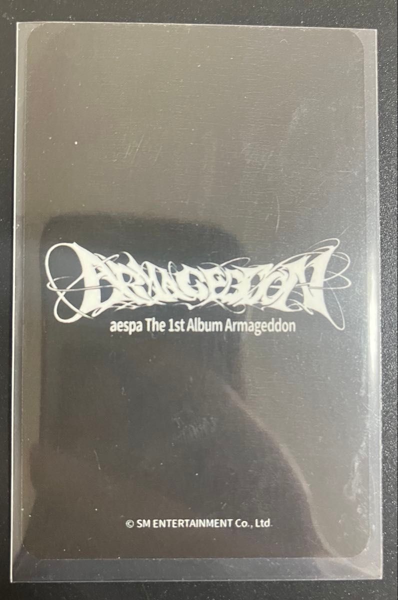 aespa Armageddon ktown4u サイン会特典 ウィンター トレカ aespa Armageddon ktown4u サイン会特典 ウィンター トレカ