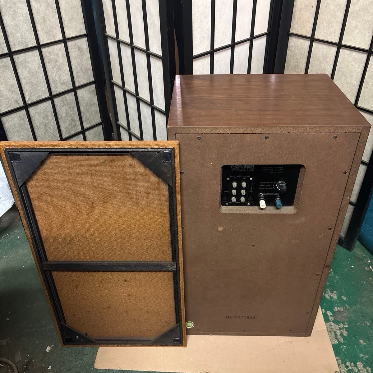 音出しOK PIONEER パイオニア CS-E700 3ウェイ 1台 昭和レトロ 音出しOK PIONEER パイオニア CS-E700 3ウェイ 1台 昭和レトロ