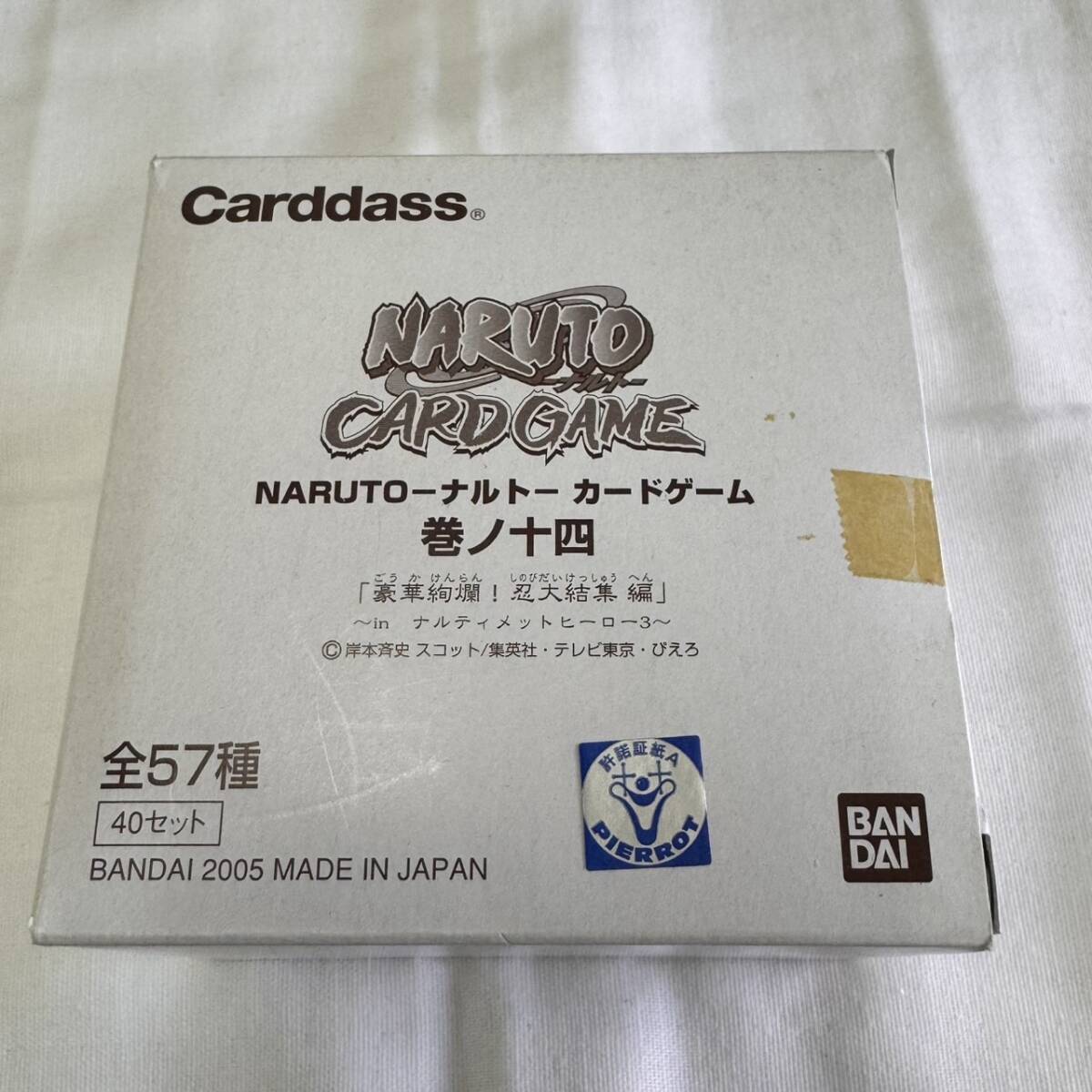 【即決・送料無料】カードダス100 NARUTO ナルト カードゲーム 巻ノ十四 「豪華絢爛！忍大結集編」40セット / 当時物 希少 レア 2005