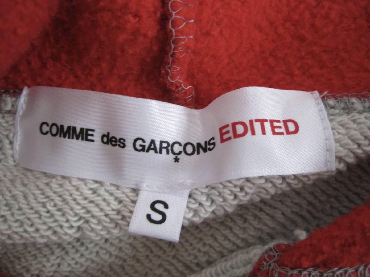 COMME des GARCONS EDITED　コムデギャルソン エディテッド　スウェットパーカー　プルオーバー S_画像2