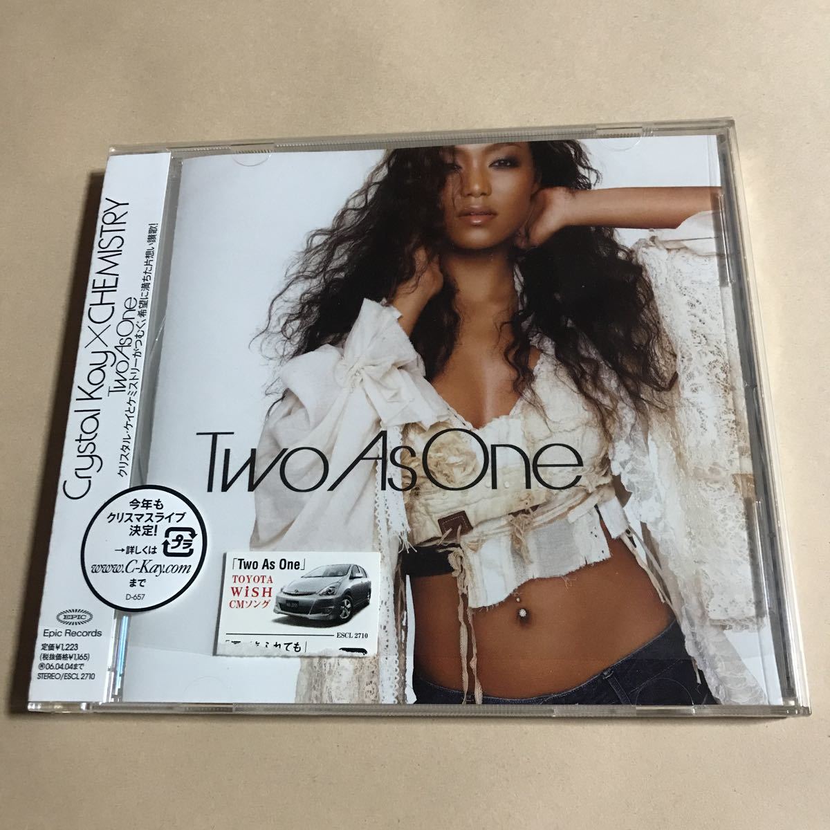 Crystal Kay × CHEMISTRY 1MaxiCD「Two As One」_画像1