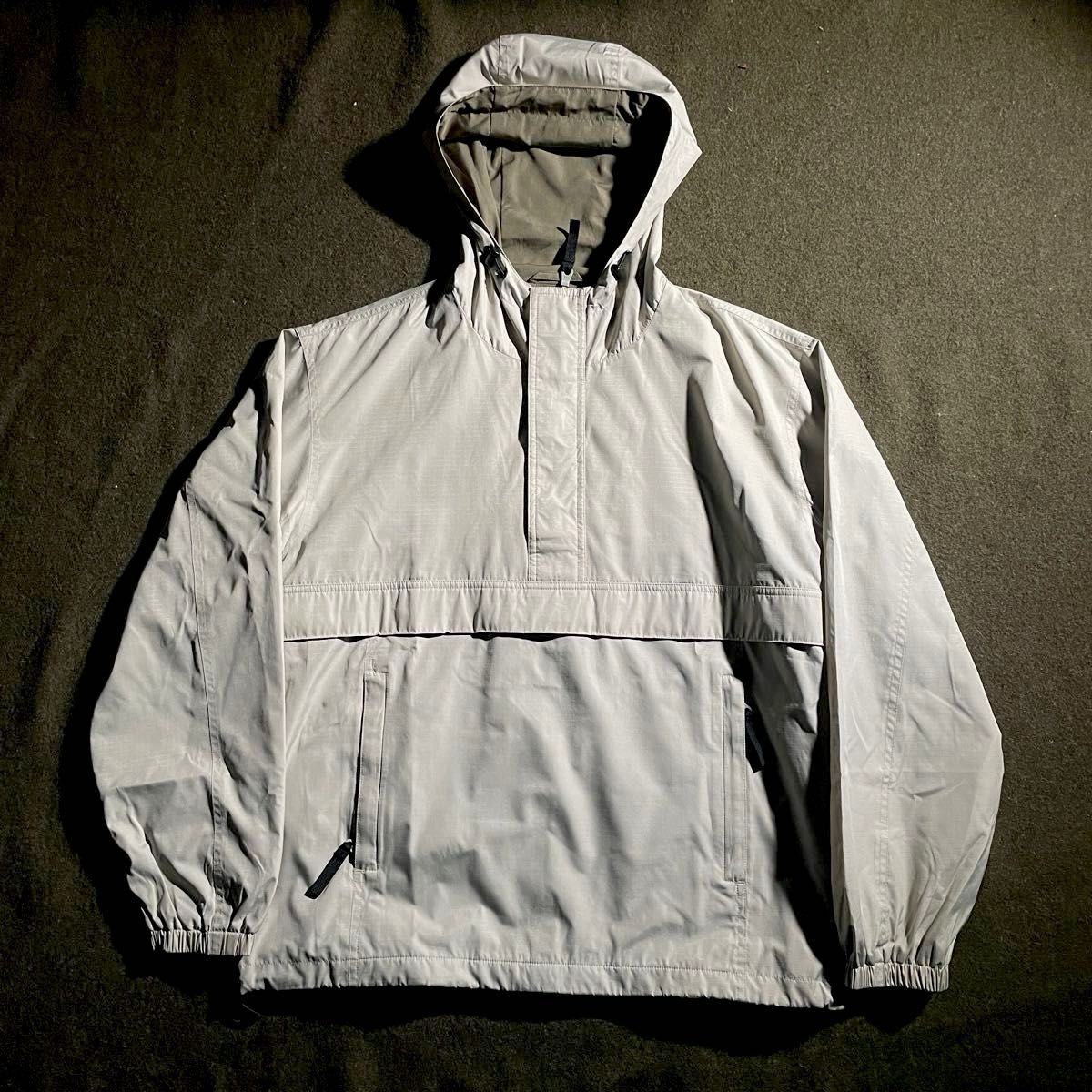 90s OLD UNIQLO ハーフジップ ナイロン アノラックパーカー M 90s OLD UNIQLO ハーフジップ ナイロン アノラックパーカー M
