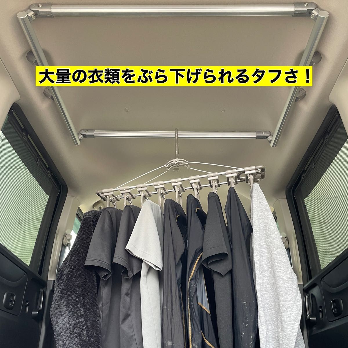 HONDA N-BOX JF4 サイドバー ルーフバー ロッドホルダー マルチ HONDA N-BOX JF4 サイドバー ルーフバー ロッドホルダー マルチ