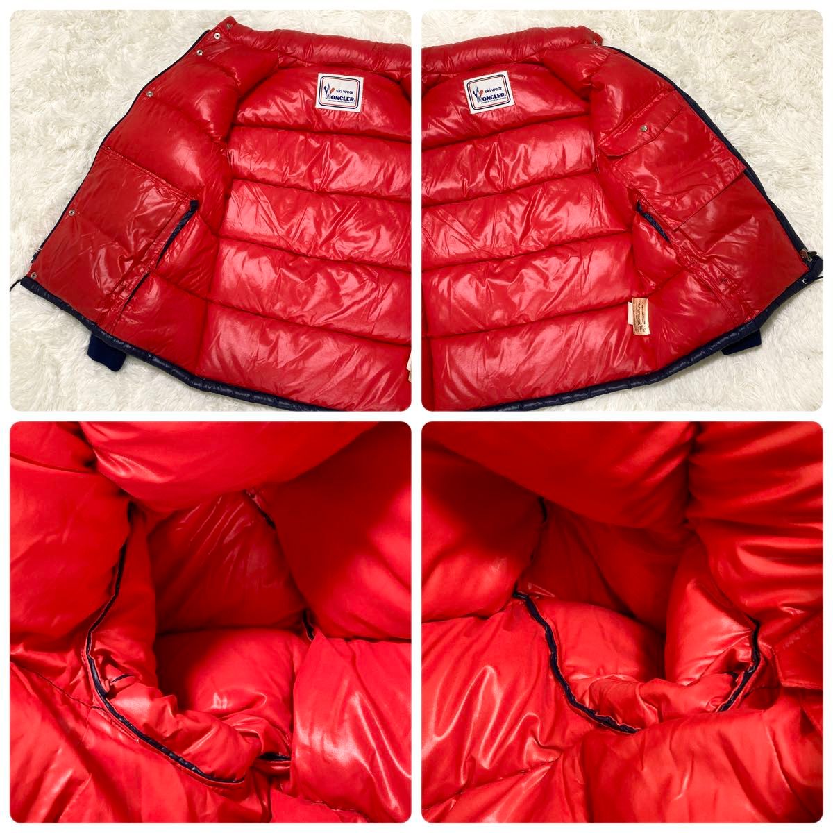 超希少【極美品】 MONCLER モンクレール アシックス期 ダウン 超希少【極美品】 MONCLER モンクレール アシックス期 ダウン