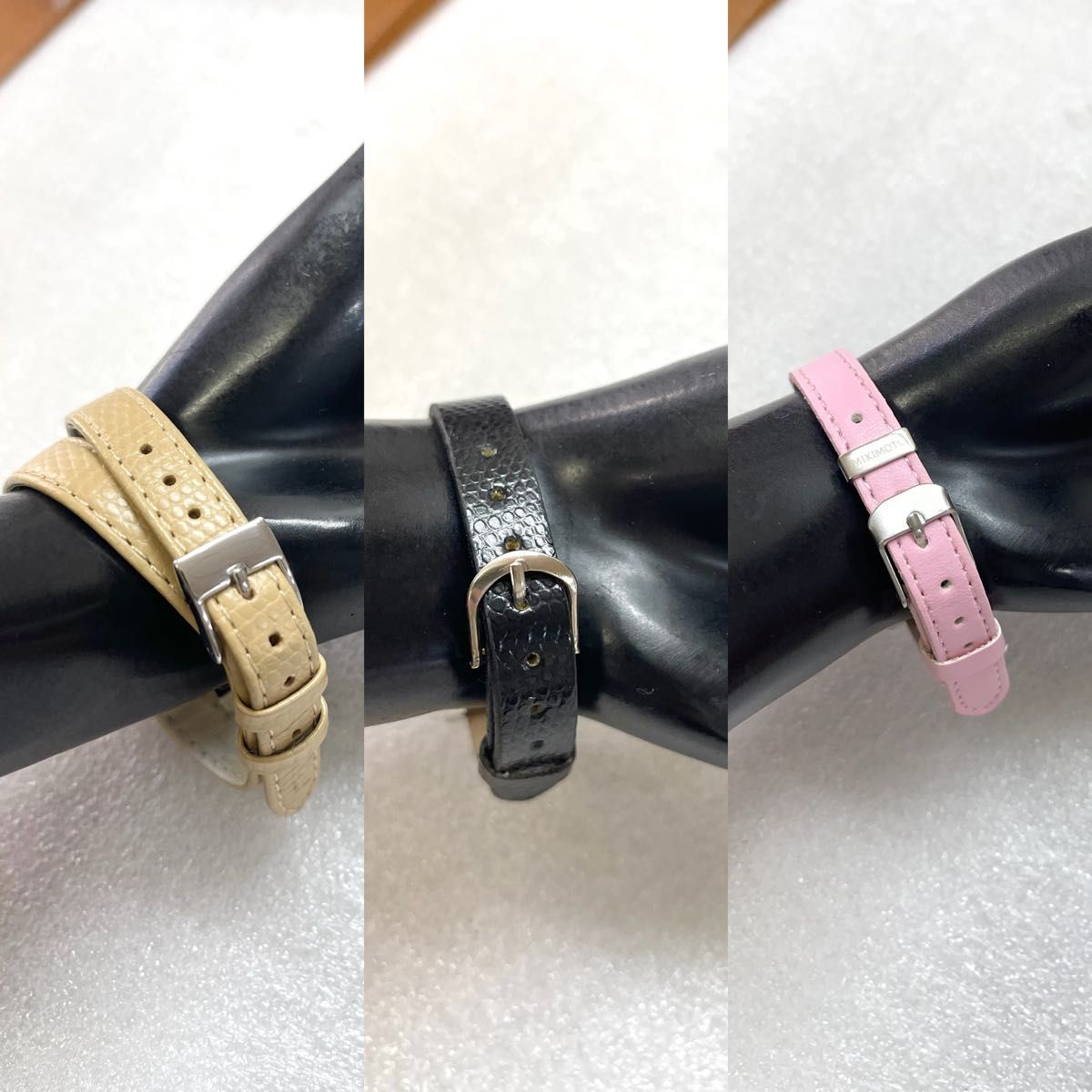 稼働 MIKIMOTO 時計 二重巻 ツーケース 本真珠 ミキモト パール 稼働 MIKIMOTO 時計 二重巻 ツーケース 本真珠 ミキモト パール