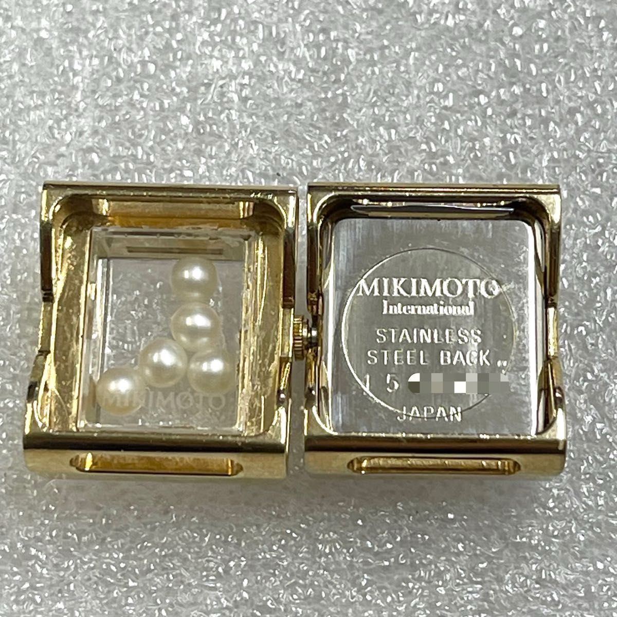 稼働 MIKIMOTO 腕時計 二重巻 wケース アコヤ真珠 5P ミキモト 稼働 MIKIMOTO 腕時計 二重巻 wケース アコヤ真珠 5P ミキモト