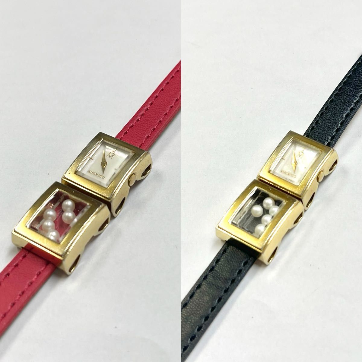 稼働 MIKIMOTO 腕時計 二重巻 wケース アコヤ真珠 5P ミキモト 稼働 MIKIMOTO 腕時計 二重巻 wケース アコヤ真珠 5P ミキモト