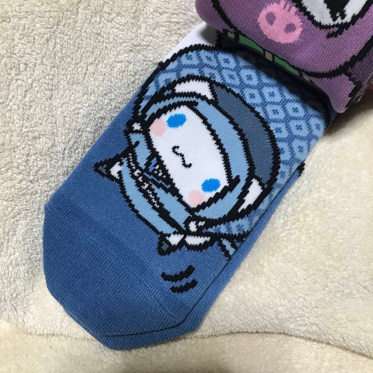 忍者柄】 さんりおきゃらくたぁず ソックス ドン・キホーテ限定 忍者柄】 さんりおきゃらくたぁず ソックス ドン・キホーテ限定