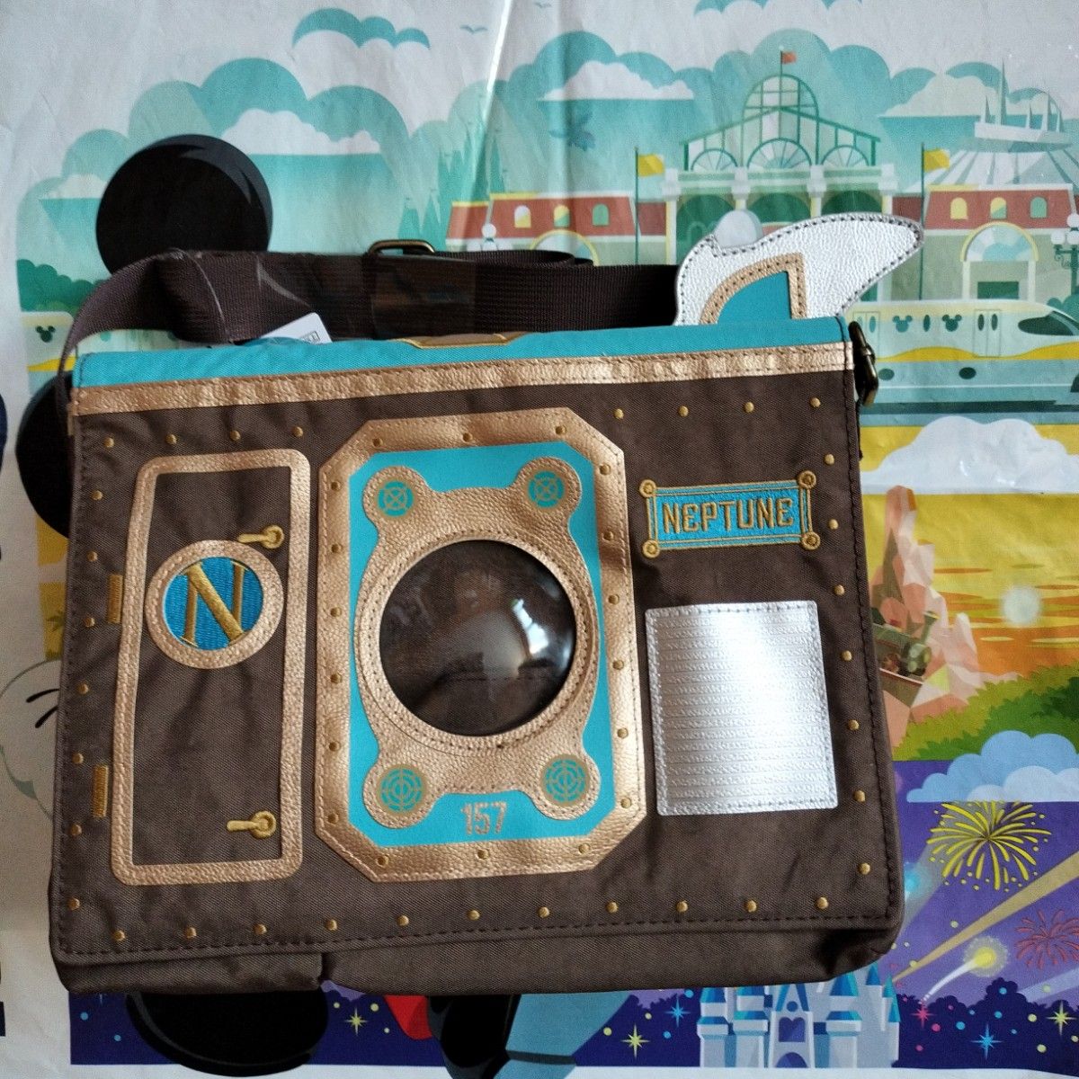 新品タグ付き 東京ディズニーシー 23周年 ショルダーバッグ 海底 新品タグ付き 東京ディズニーシー 23周年 ショルダーバッグ 海底