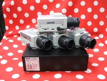 有名ブランド 【GANZ】 YH214Jx4台 + PS4112 （画像綺麗） 防犯カメラ