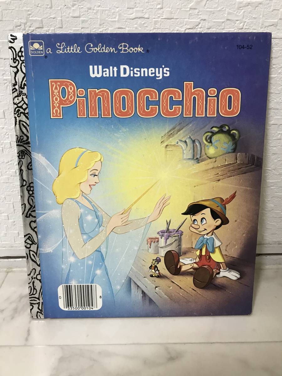 送料無料　洋書絵本　Walt Disney's Pinocchio【a Little Golden Book】_画像1