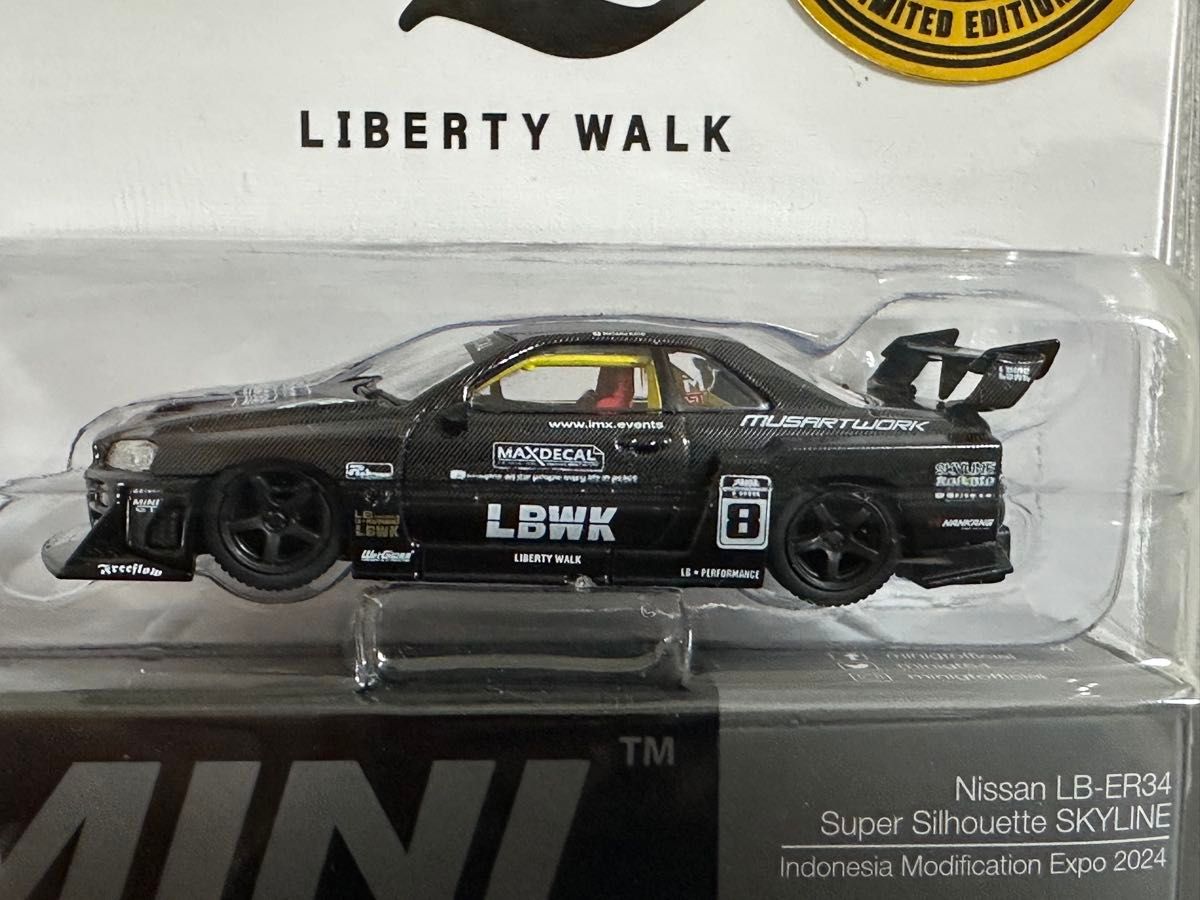 MINI GT 1/64 日産 スカイライン スーパーシルエット ER34 LB MINI GT 1/64 日産 スカイライン スーパーシルエット ER34 LB