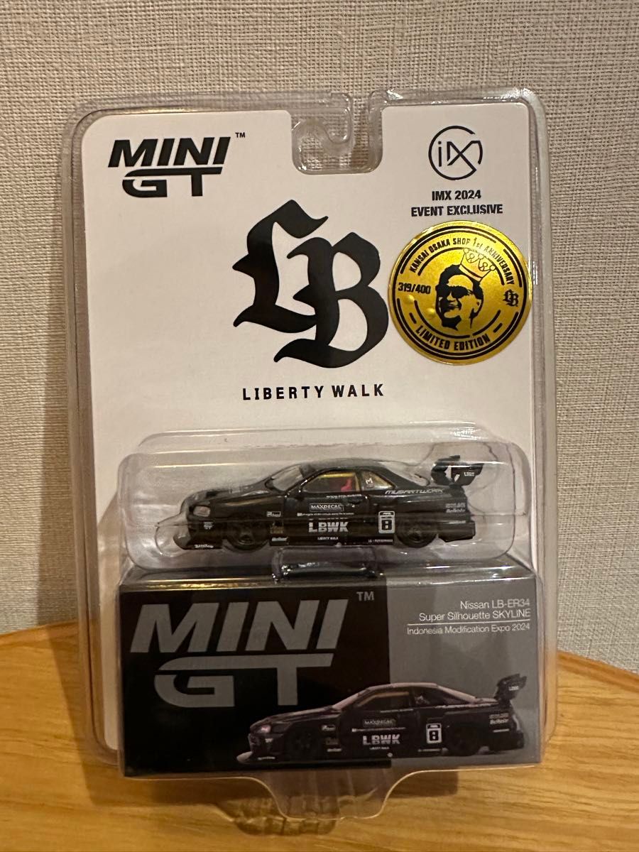 MINI GT 1/64 日産 スカイライン スーパーシルエット ER34 LB MINI GT 1/64 日産 スカイライン スーパーシルエット ER34 LB