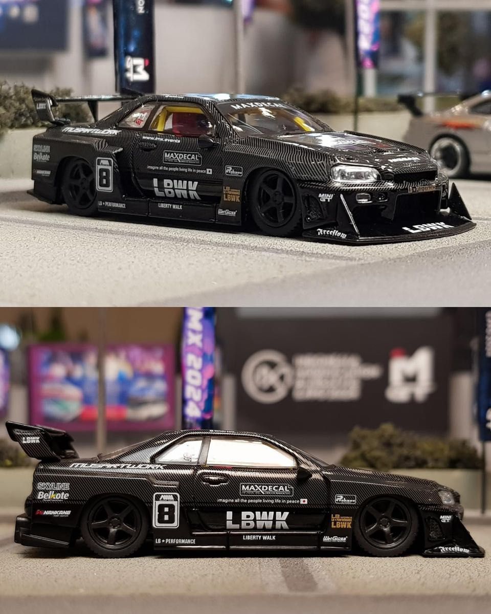 MINI GT 1/64 日産 スカイライン スーパーシルエット ER34 LB MINI GT 1/64 日産 スカイライン スーパーシルエット ER34 LB