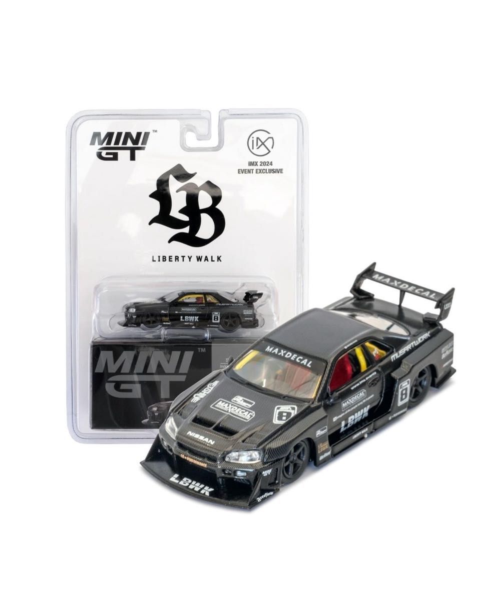 MINI GT 1/64 日産 スカイライン スーパーシルエット ER34 LB MINI GT 1/64 日産 スカイライン スーパーシルエット ER34 LB