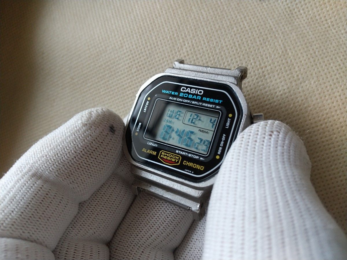 CASIO G-SHOCK 1987年発売生産終了中古 DW5600C-1電池式20BAR CASIO G-SHOCK 1987年発売生産終了中古 DW5600C-1電池式20BAR