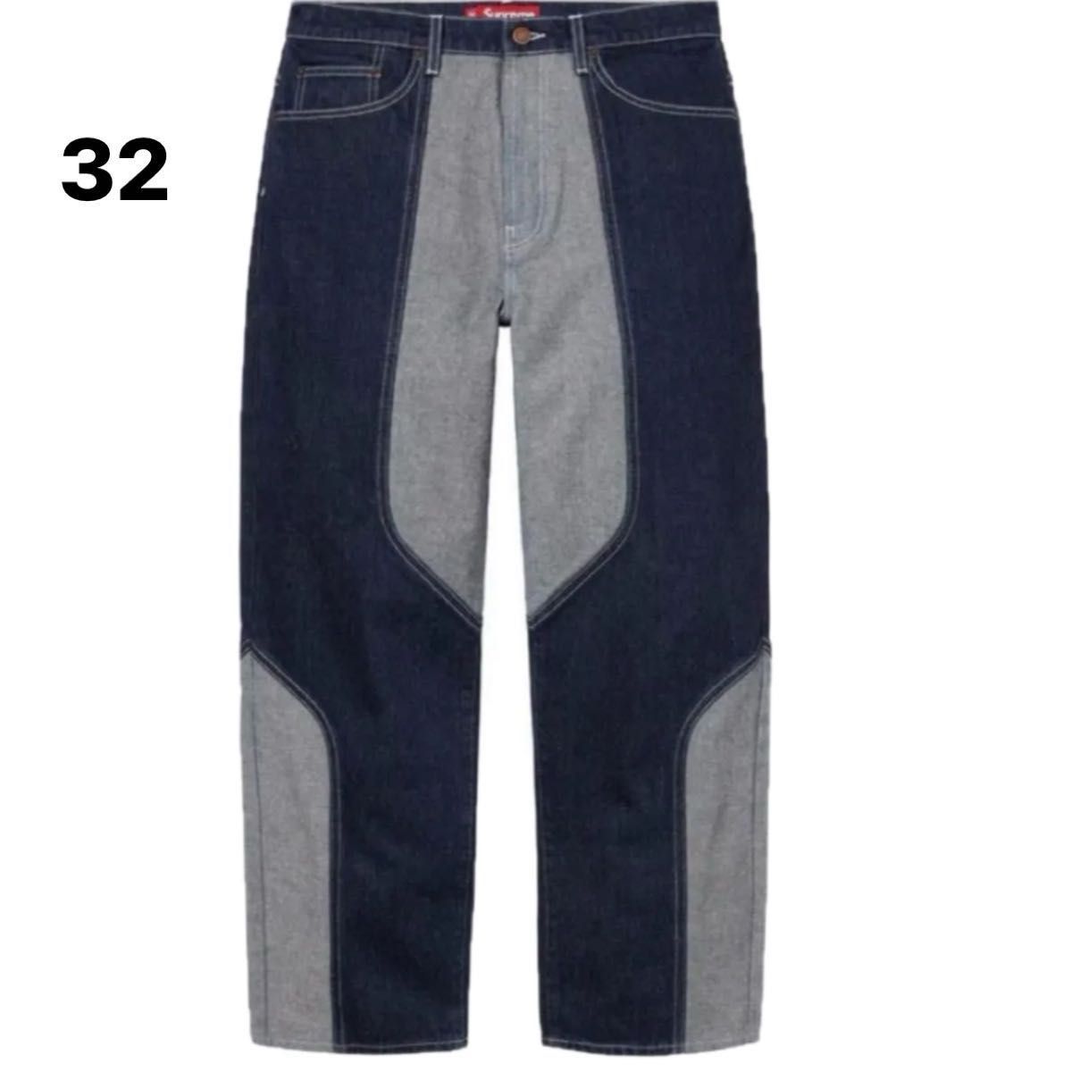 新品未使用 Supreme 2-Tone Paneled Baggy Jean 新品未使用 Supreme 2-Tone Paneled Baggy Jean