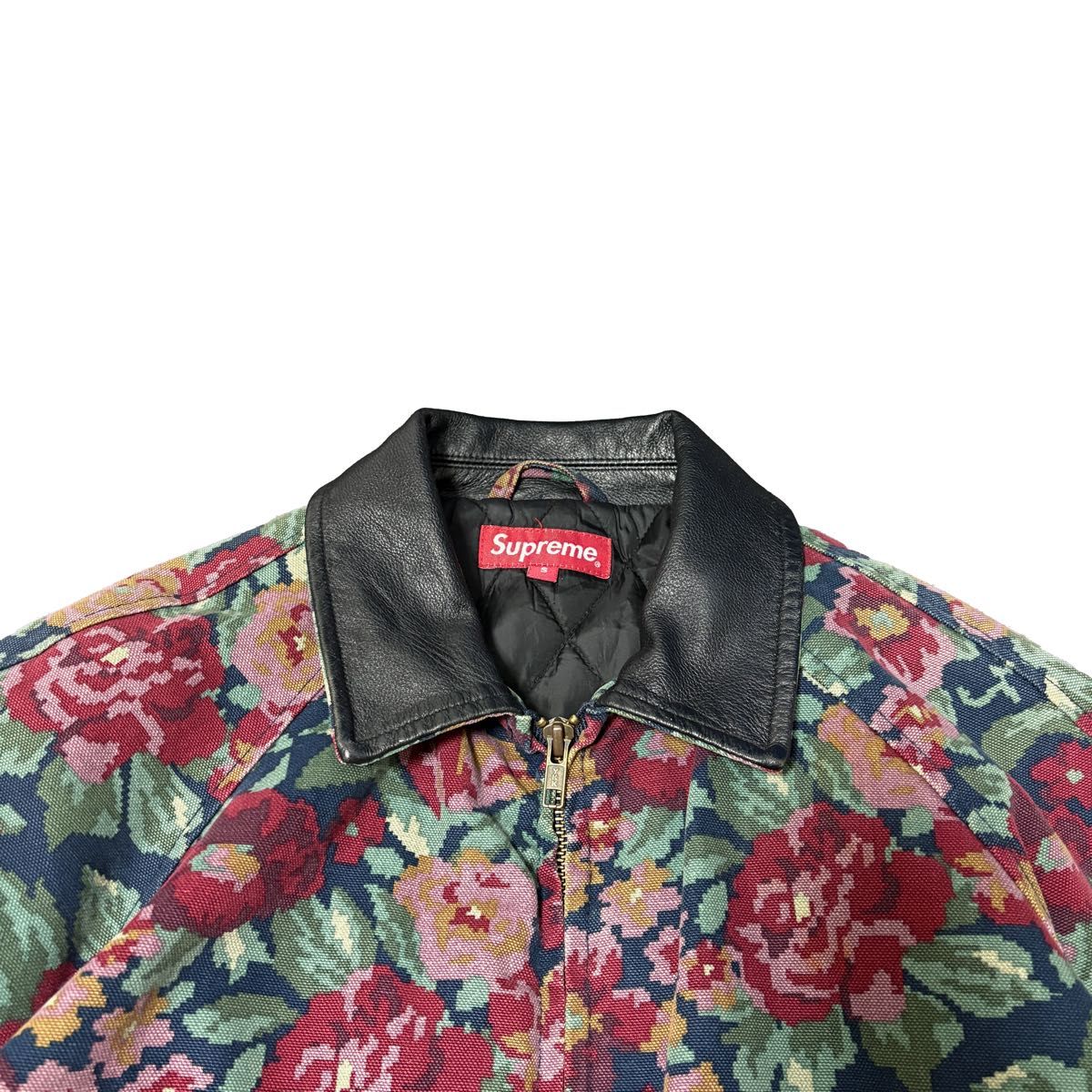 Supreme Leather Collar Work Jacket|Yahoo!フリマ(旧PayPay Supreme Leather Collar Work Jacket|Yahoo!フリマ(旧PayPay