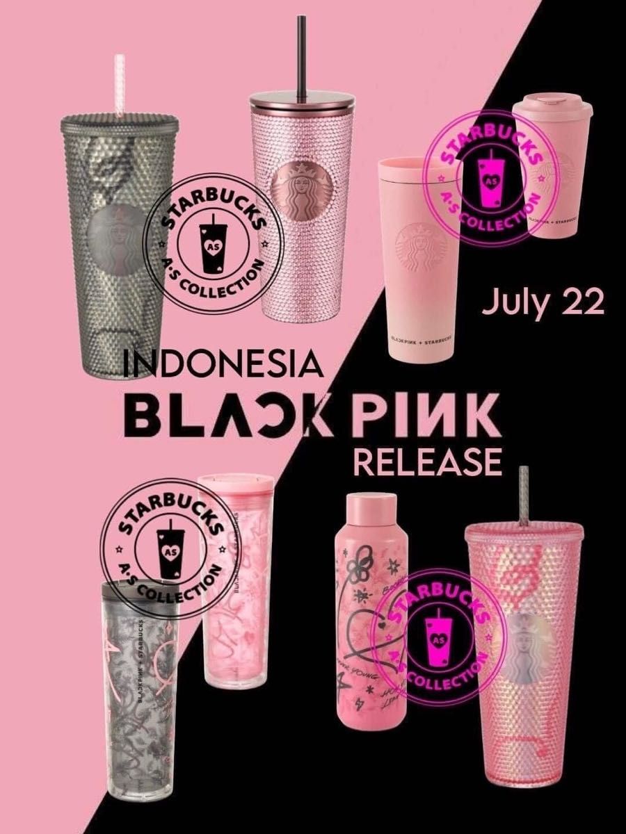 スターバックス タンブラー BLACKPINK コラボ ピンク スタバ スターバックス タンブラー BLACKPINK コラボ ピンク スタバ