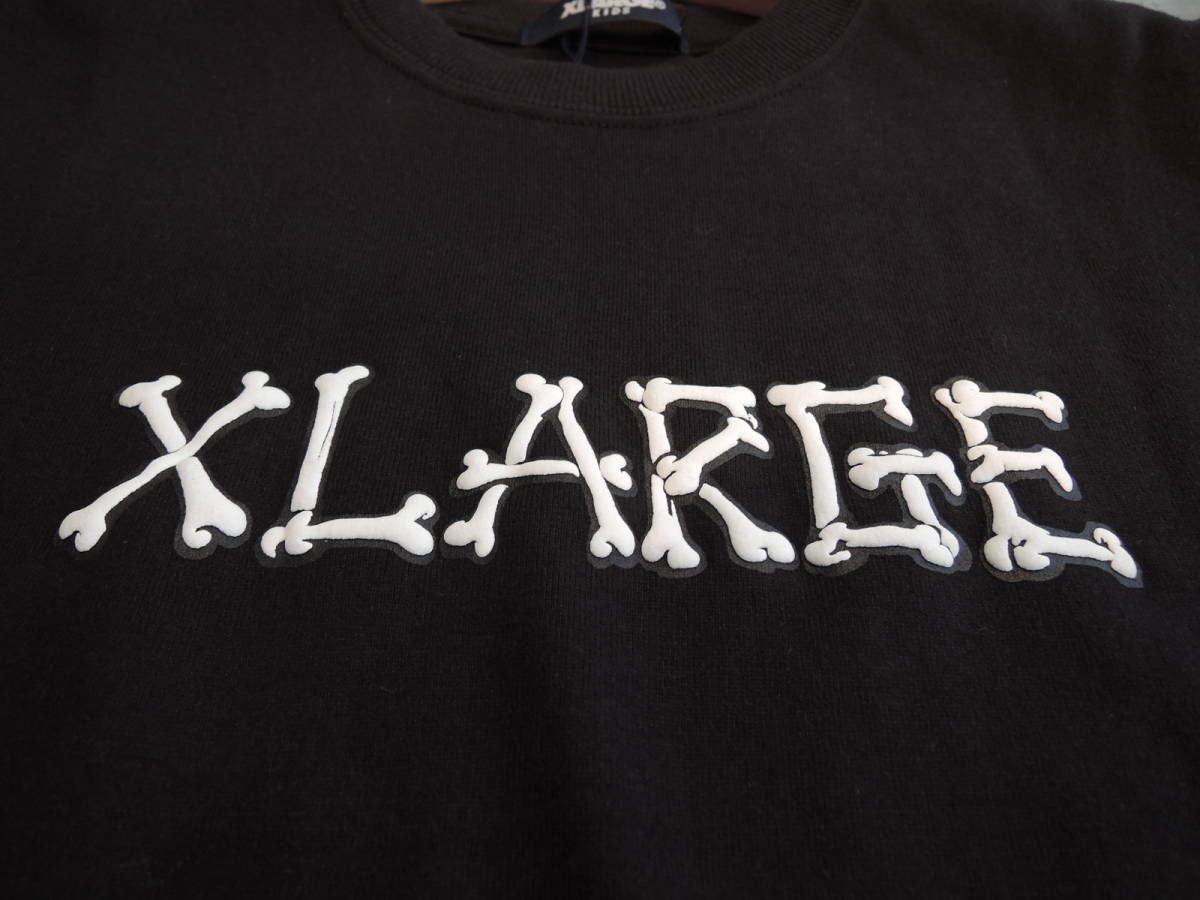 X-LARGE エクストララージ XLARGE Kids スケルトンロゴ L/S TEE 長袖Ｔシャツ ブラック 130 キッズ 最新人気商品　 値下げしました！_画像3