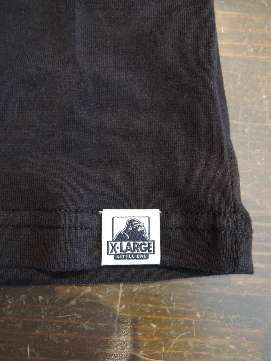 X-LARGE エクストララージ XLARGE Kids スケルトンロゴ L/S TEE 長袖Ｔシャツ ブラック 130 キッズ 最新人気商品　 値下げしました！_画像5