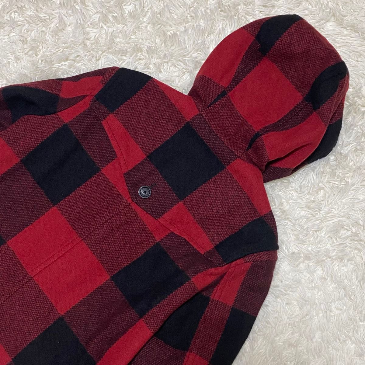 美品 BURBERRY BLACK LABEL ダッフルコート チェック 赤 美品 BURBERRY BLACK LABEL ダッフルコート チェック 赤