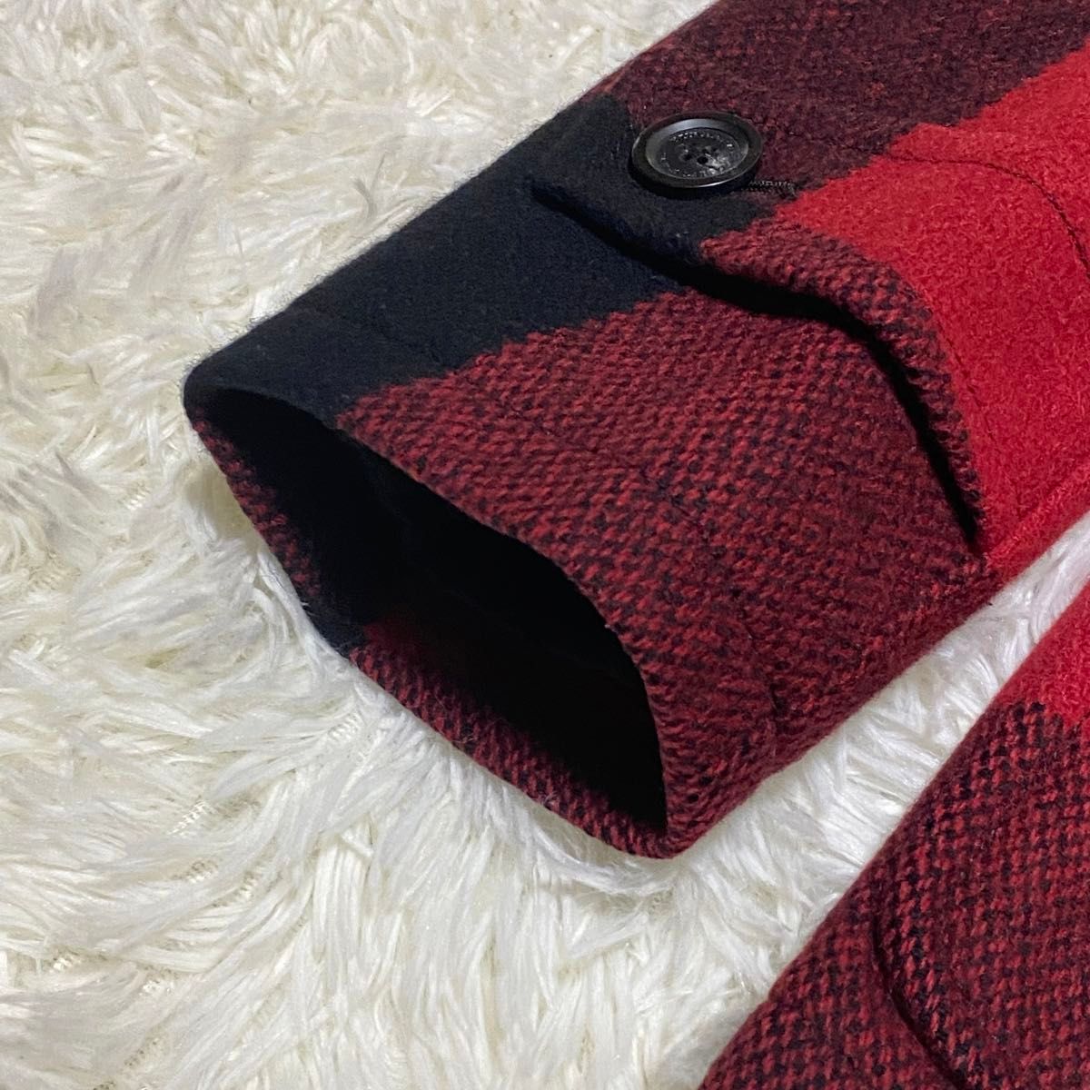 美品 BURBERRY BLACK LABEL ダッフルコート チェック 赤 美品 BURBERRY BLACK LABEL ダッフルコート チェック 赤