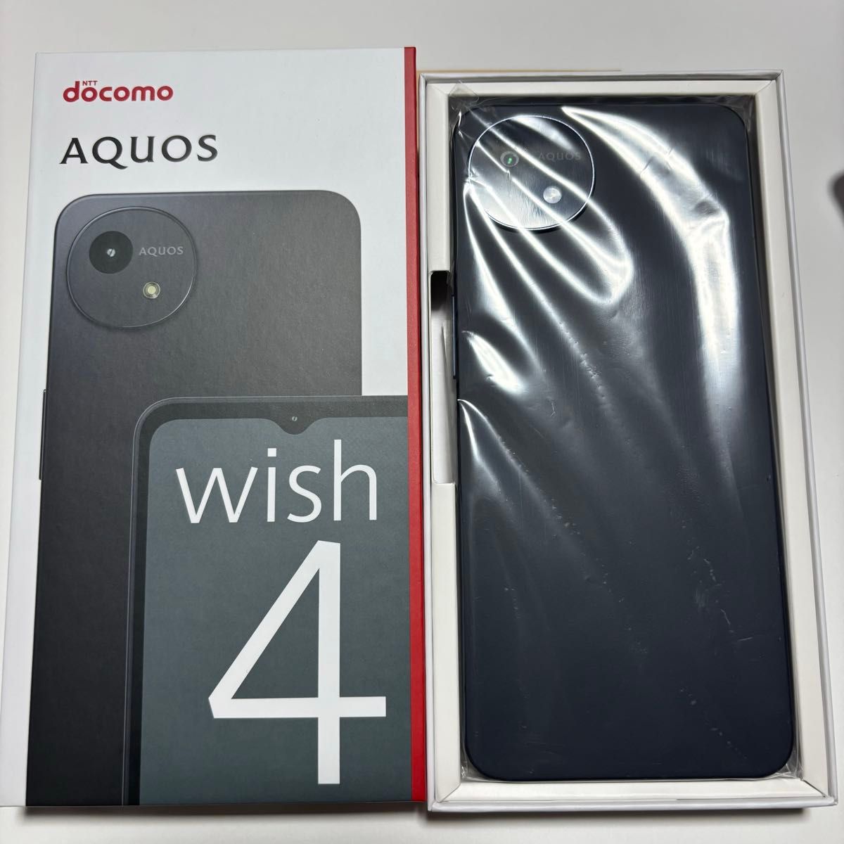 【新品・未使用品】AQUOS wish4 SH-52E5G 本体 セット ブラック 残債無し ドコモ