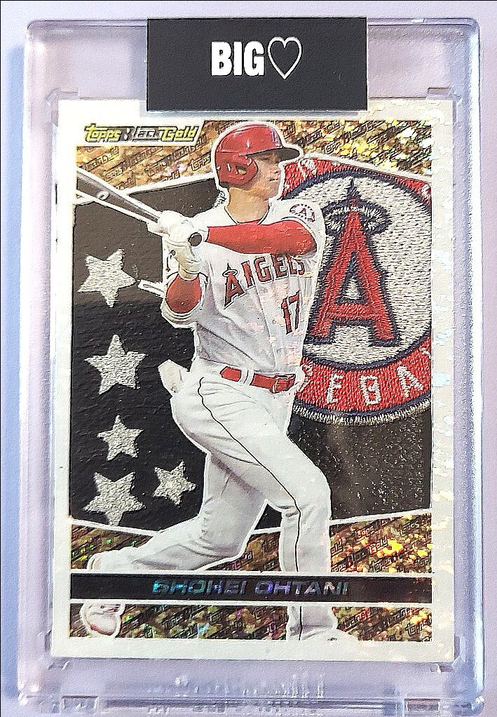 大谷翔平 アートカード 世界1枚限定 1of1 Yahoo!オークション - 大谷翔平 BIGアートカード 1of1(世界に一