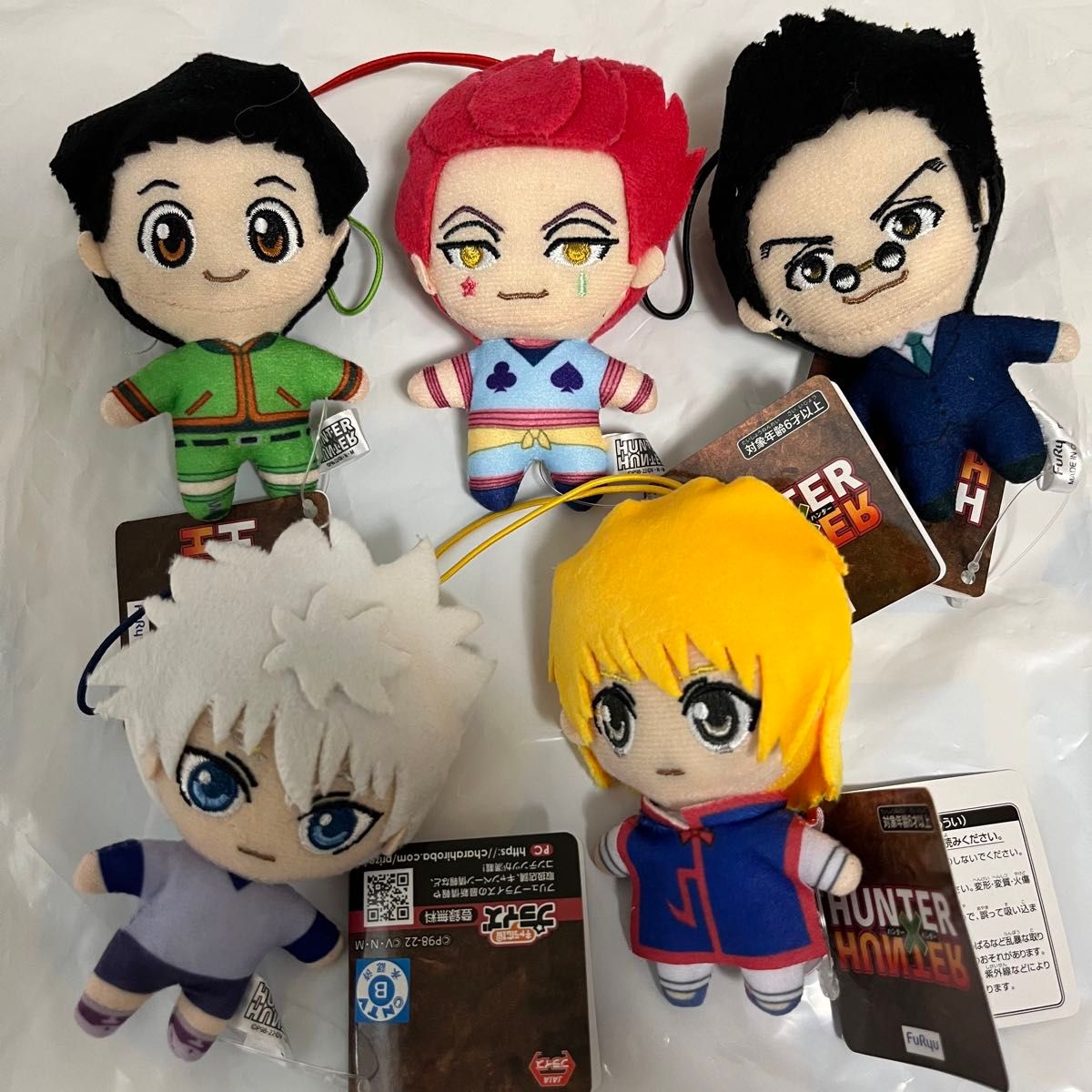 HUNTER×HUNTER ハンターハンター マスコットぬいぐるみ 全5種 HUNTER×HUNTER ハンターハンター マスコットぬいぐるみ 全5種