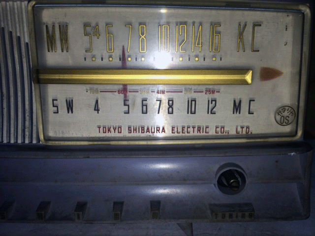 正規品! TOKYO SHIBAURA インテリアに如何ですか？ 真空管ラジオ