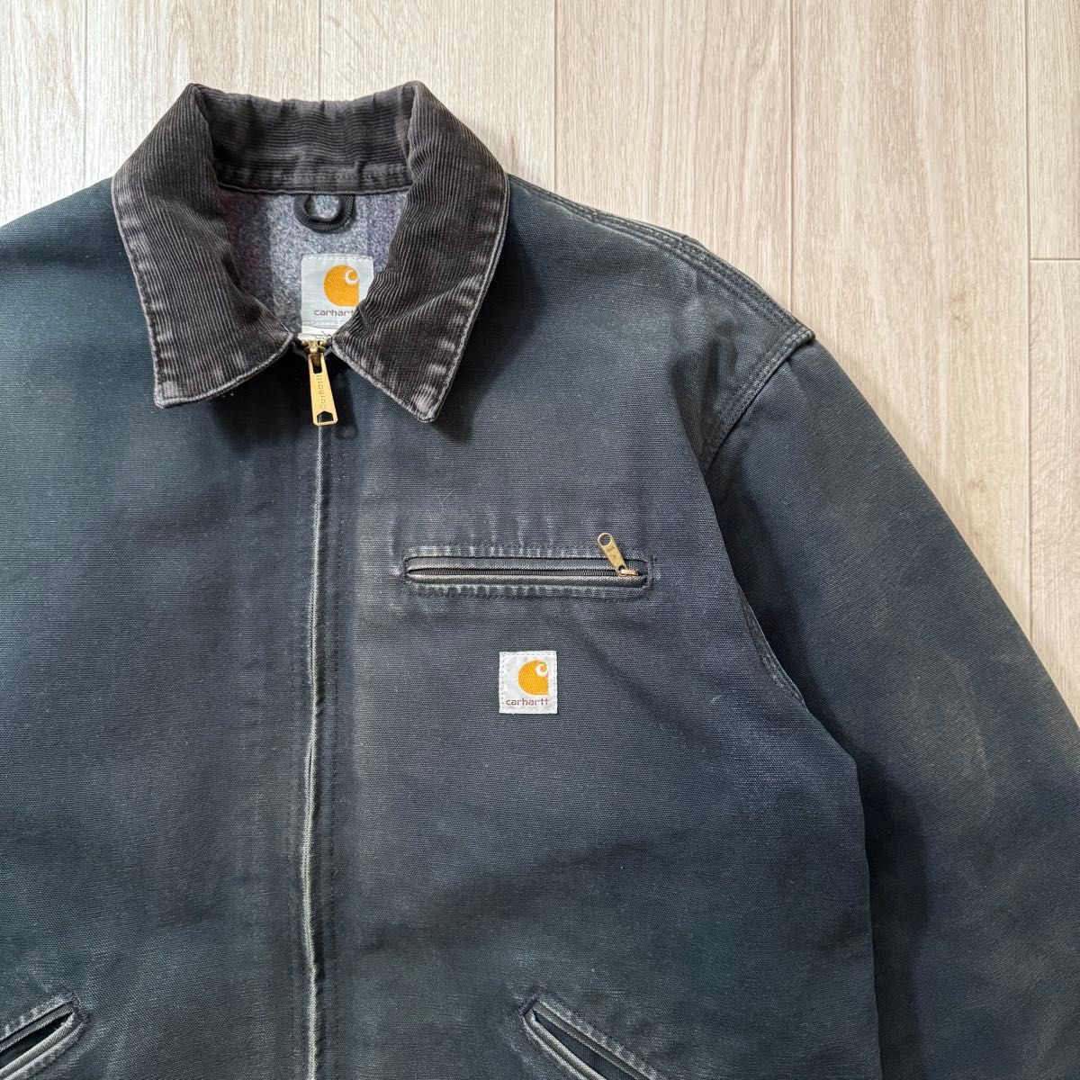Carhartt USA製 デトロイトジャケット 44 ブラックJ01BLK Carhartt USA製 デトロイトジャケット 44 ブラックJ01BLK
