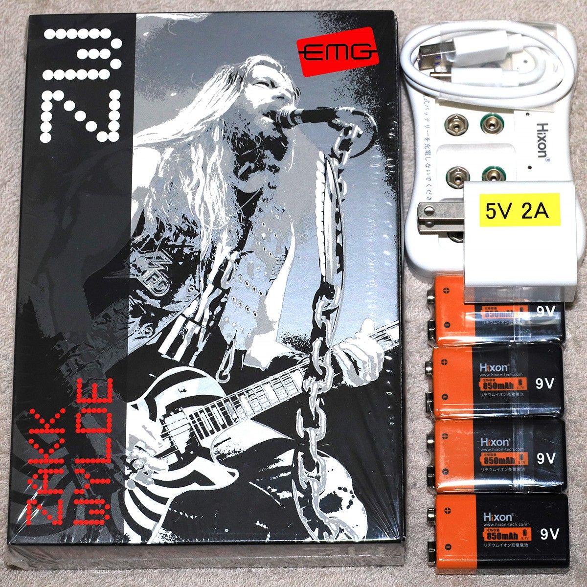 EMG ZW SET レスポール・SG向け EMGピックアップ Ni-MH充電池 4 EMG ZW SET レスポール・SG向け EMGピックアップ Ni-MH充電池 4