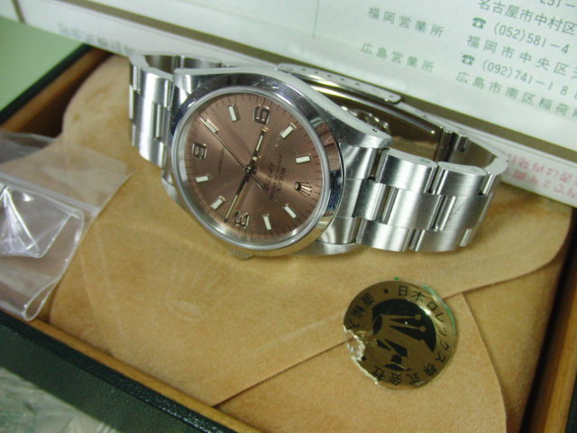 * Japan Rolex * regular goods * air King *14000*( N )*1994 year * small scratch equipped!*